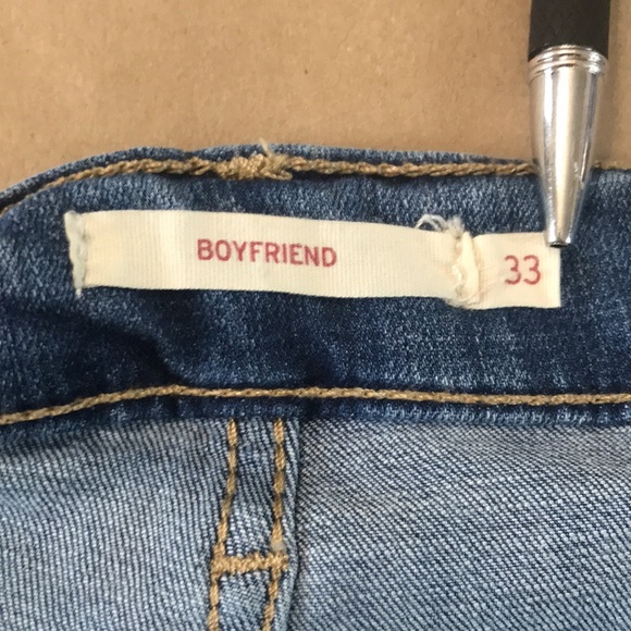 LEVI’S BOYFRIEND JEANS 33 X 27 - Picture 3 of 5